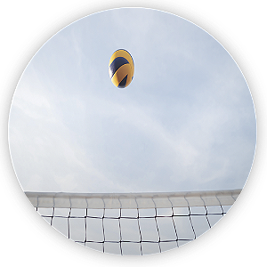Painel Redondo - Volei - Sublimado 3D
