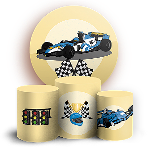 KIT Redondo e Trio - Formula 1 - Sublimado 3D