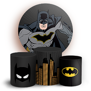 KIT Redondo e Trio - Batman - Sublimado 3D