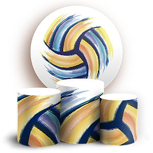 KIT Redondo e Trio - Volei - Sublimado 3D