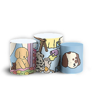 Trio Cilindro - Bobbie Goods - Sublimado 3D