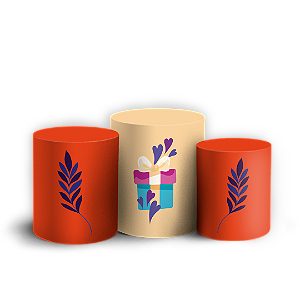 Trio Cilindro - Dia dos Pais - Sublimado 3D