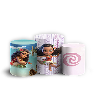 Trio Cilindro - Moana - Sublimado 3D