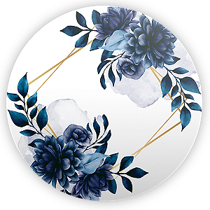 Painel Redondo - Floral - Sublimado 3D