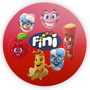 Painel Redondo - Doce Fini - Sublimado 3D