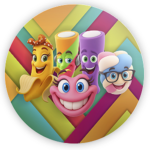 Painel Redondo - Doce Fini - Sublimado 3D
