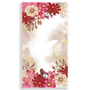 Faixa Lateral - Floral - Sublimado 3D