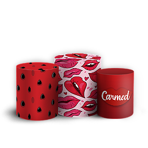Trio Cilindro - Carmed - Sublimado 3D
