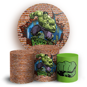 KIT Redondo e Trio - Hulk - Sublimado 3D