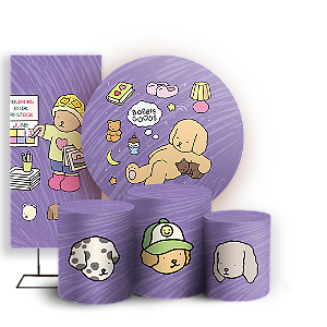 KIT Redondo Trio e Faixa - Bobbie Goods - Sublimado 3D