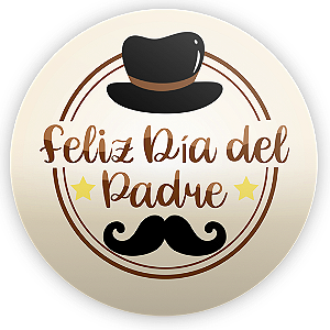 Painel Redondo - Dia Del Padre - Sublimado 3D