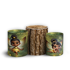 Trio Cilindro - Sininho Tinkerbell - Sublimado 3D