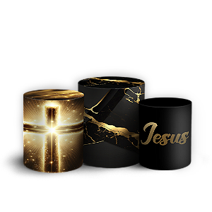 Trio Cilindro - Religioso Evangelico - Sublimado 3D