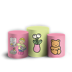 Trio Cilindro - Bobbie Goods - Sublimado 3D