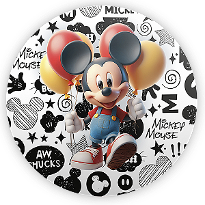 Painel Redondo - Mickey - Sublimado 3D