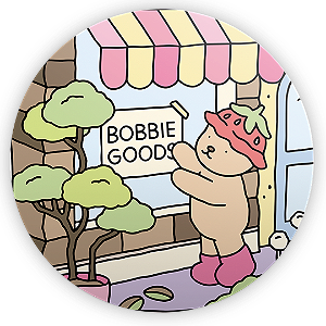 Painel Redondo - Bobbie Goods - Sublimado 3D