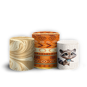 Trio Cilindro - Pocahontas - Sublimado 3D