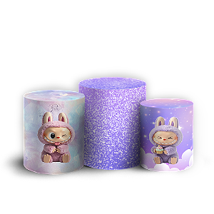 Trio Cilindro - Labubu - Sublimado 3D