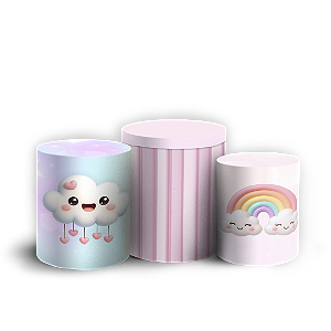 Trio Cilindro - Chuva de Amor - Sublimado 3D