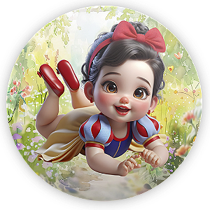 Mini Painel - Branca de Neve - Sublimado 3D