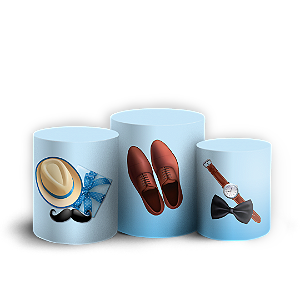 Trio Cilindro - Dia dos Pais - Sublimado 3D