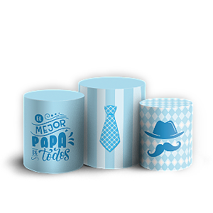 Trio Cilindro - Dia del Padre - Sublimado 3D