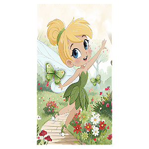 Faixa Lateral - Sininho Tinkerbell - Sublimado 3D