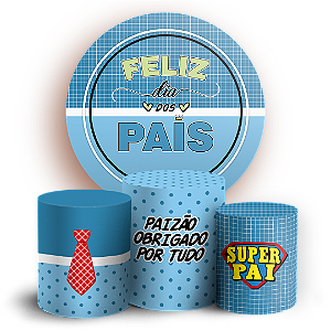 KIT Redondo e Trio - Dia dos Pais - Sublimado 3D