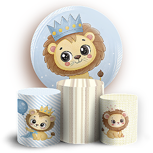 KIT Redondo e Trio - Leãozinho - Sublimado 3D