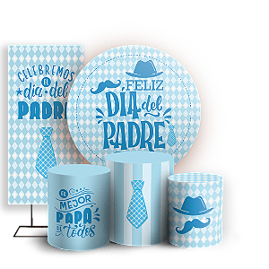 KIT Redondo Trio e Faixa - Dia del Padre  - Sublimado 3D