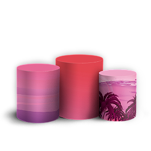 Trio Cilindro - Tardezinha - Sublimado 3D