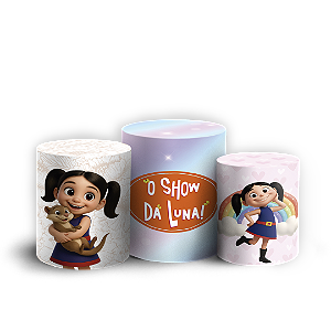 Trio Cilindro - Show Da Luna - Sublimado 3D