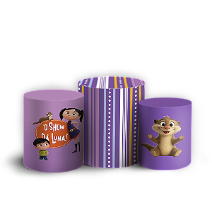 Trio Cilindro - Show Da Luna - Sublimado 3D