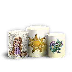 Trio Cilindro - Rapunzel - Sublimado 3D