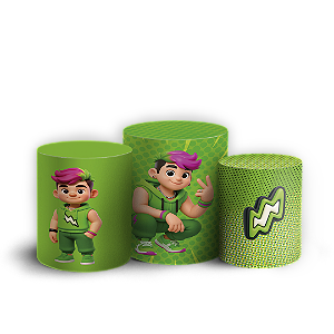 Trio Cilindro - Os Rosas - Sublimado 3D