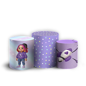 Trio Cilindro - Os Rosas - Sublimado 3D