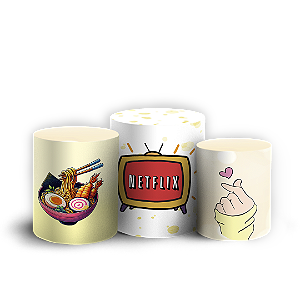 Trio Cilindro - Dorama - Sublimado 3D