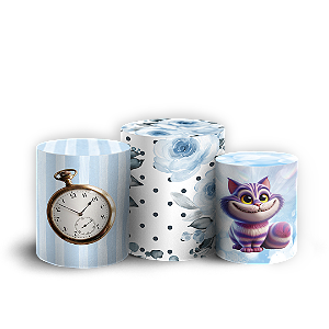 Trio Cilindro - Alice - Sublimado 3D