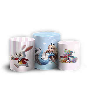 Trio Cilindro - Alice - Sublimado 3D