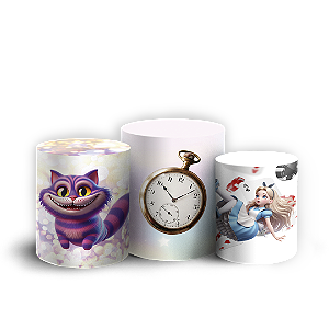 Trio Cilindro - Alice - Sublimado 3D