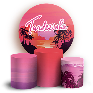 KIT Redondo e Trio - Tardezinha - Sublimado 3D