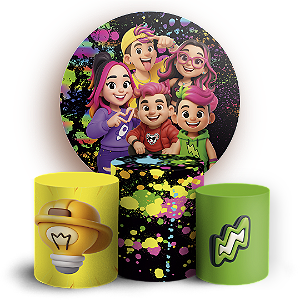 KIT Redondo e Trio - Os Rosas - Sublimado 3D