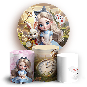 KIT Redondo e Trio - Alice - Sublimado 3D