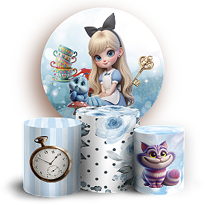 KIT Redondo e Trio - Alice - Sublimado 3D