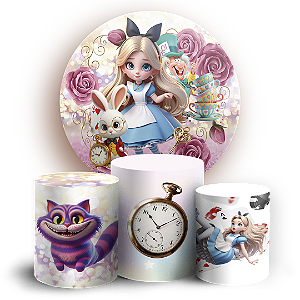 KIT Redondo e Trio - Alice - Sublimado 3D