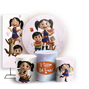 KIT Redondo Trio e Faixa - Show Da Luna - Sublimado 3D