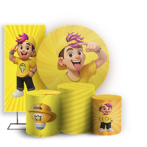 KIT Redondo Trio e Faixa - Os Rosas - Sublimado 3D