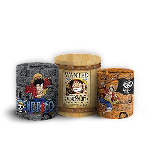Trio Cilindro - One Piece - Sublimado 3D