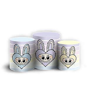Trio Cilindro - Labubu - Sublimado 3D