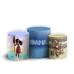 Trio Cilindro - Moana - Sublimado 3D